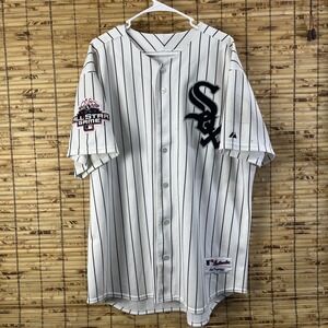 Magestic Chicago White Sox Vtg Jersey XL Pinstripe MLB 90s USA All Star 2003